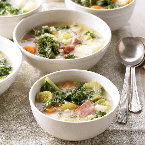 Gronkaal Suppe (Danish Kale Soup)