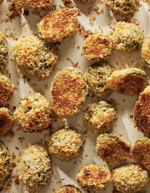 Parmesan Crusted Brussel Sprouts