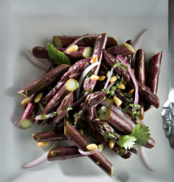 Purple Asparagus Salad